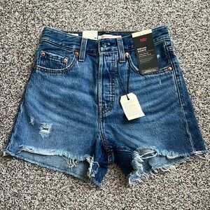 Blue Ribcage Levi’s Jean Shorts